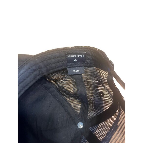 Quiksilver Stripe Trucker Hat Mens Baseball Ball Cap Skate Surf Adjustable 55 Cm - Picture 3 of 4